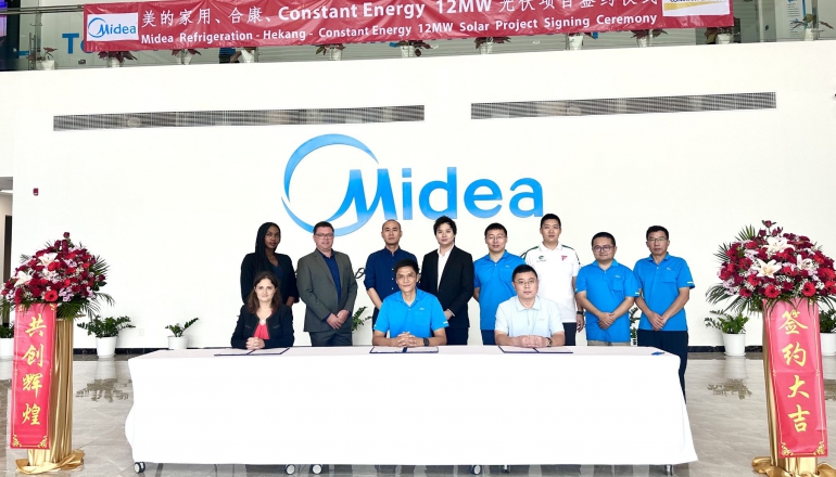 Constant Energy signs landmark 12 MWp solar PPA with Midea Refrigeration Equipment
