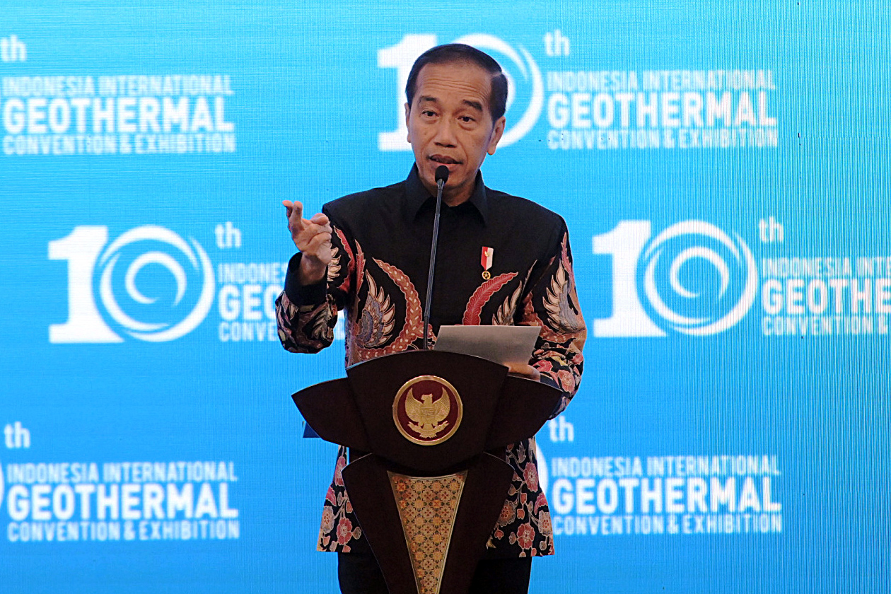 Jokowi demands to shorten the geothermal project application process.