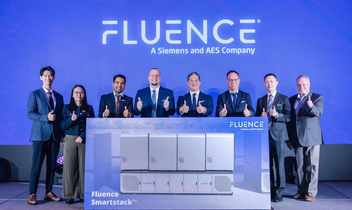 台灣富安能源在成立一週年之際，正式亮相全新Fluence Smartstack儲能平台。