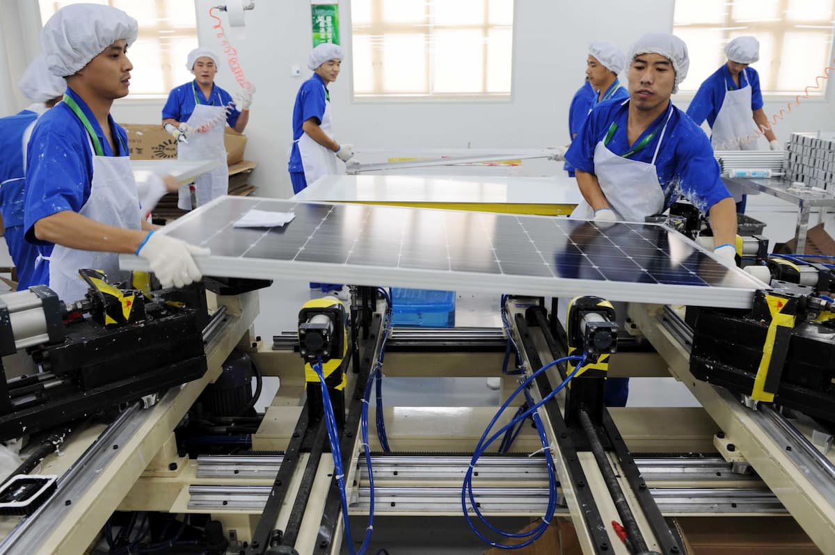 Prices across the PV supply chain have been falling since early 2023 and manufacturers are now selling modules below the cost of production (Image: Imaginechina Limited / Alamy)