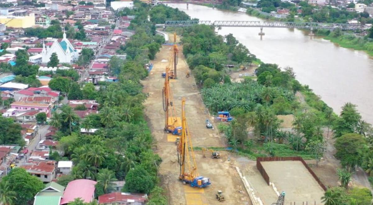 Cagayan de Oro flood control project construction. (Photo: Courtesy of Project LUPAD)