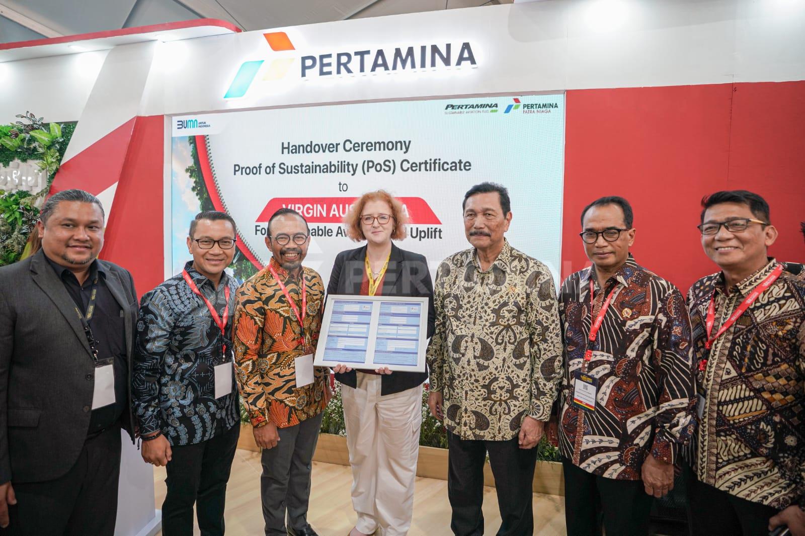 Indonesia's Pertamina has supplied sustainable aviation fuel to Virgin Australia for the first time.