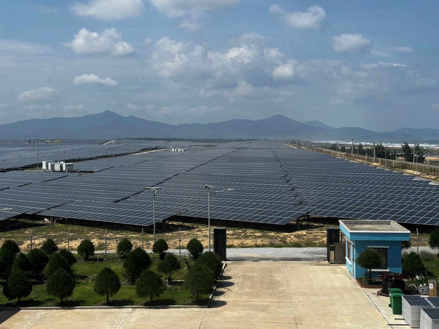 微電能源在越南的合作太陽能案場。（圖片來源：微電能源）