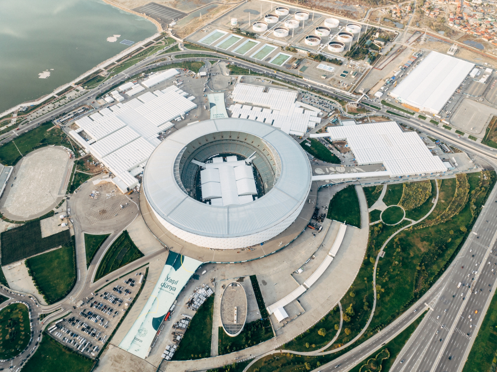 今年COP29將於巴庫體育場（Baku Stadium）舉行。