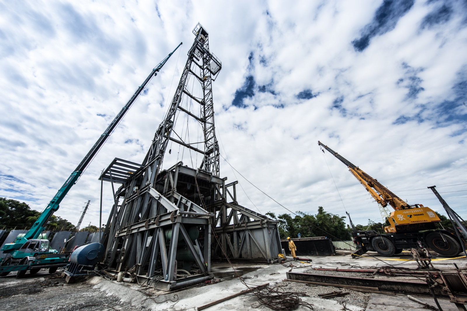 CPC Corporation repurposed a depleted natural gas site Tieh–Chen Mountain（鐵砧山）in Miaoli’s Tongxiao Township as a gas storage facility. (Source: CPC Facebook page).