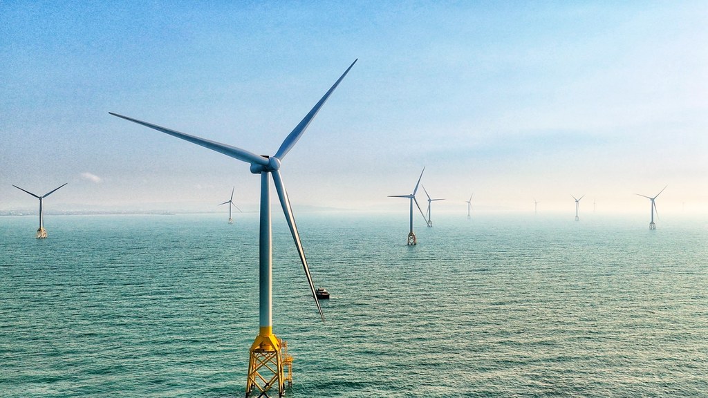 離岸風電2035年預計占全國發電結構20%，僅次於54%的燃氣，成為該年度第二大電力來源。（圖片來源：經濟部）