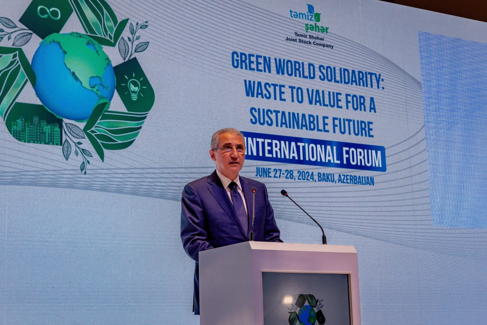COP29 president Mukhtar Babayev at an event in 2024. He argues that UN climate conferences are critical forums, where smaller, climate-vulnerable countries can have an equal voice in negotiating action on climate change (Image: Ahmed Nayim Yussuf / UNEP, CC BY NC SA)