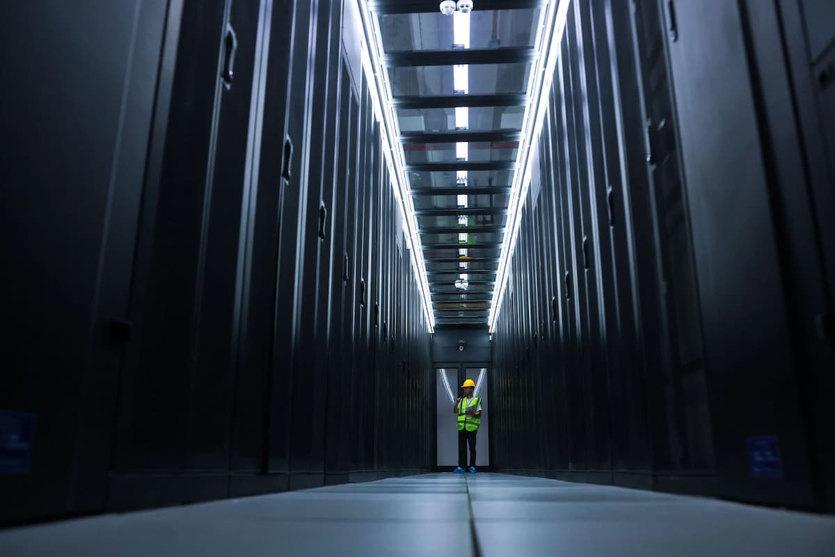 By 2035, China’s data centres will require 320 terawatt-hours of power per year, predicts BloombergNEF, which is equivalent to the UK’s total demand in 2023 (Image: Ou Dongqu / Xinhua / Alamy) 