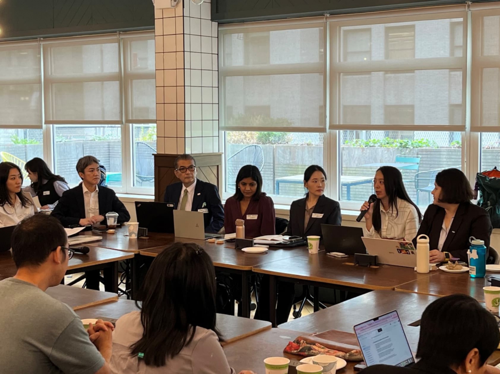 TCAN柯昀伶研究員分享台灣離岸風電開發經驗。(圖片來源:SFOC)