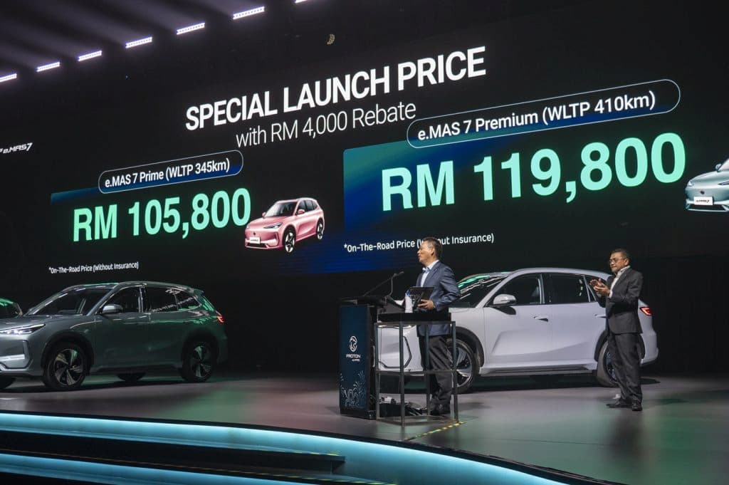 The e.MAS7 is competitively priced, with Proton offering special discounts on the launch day. 