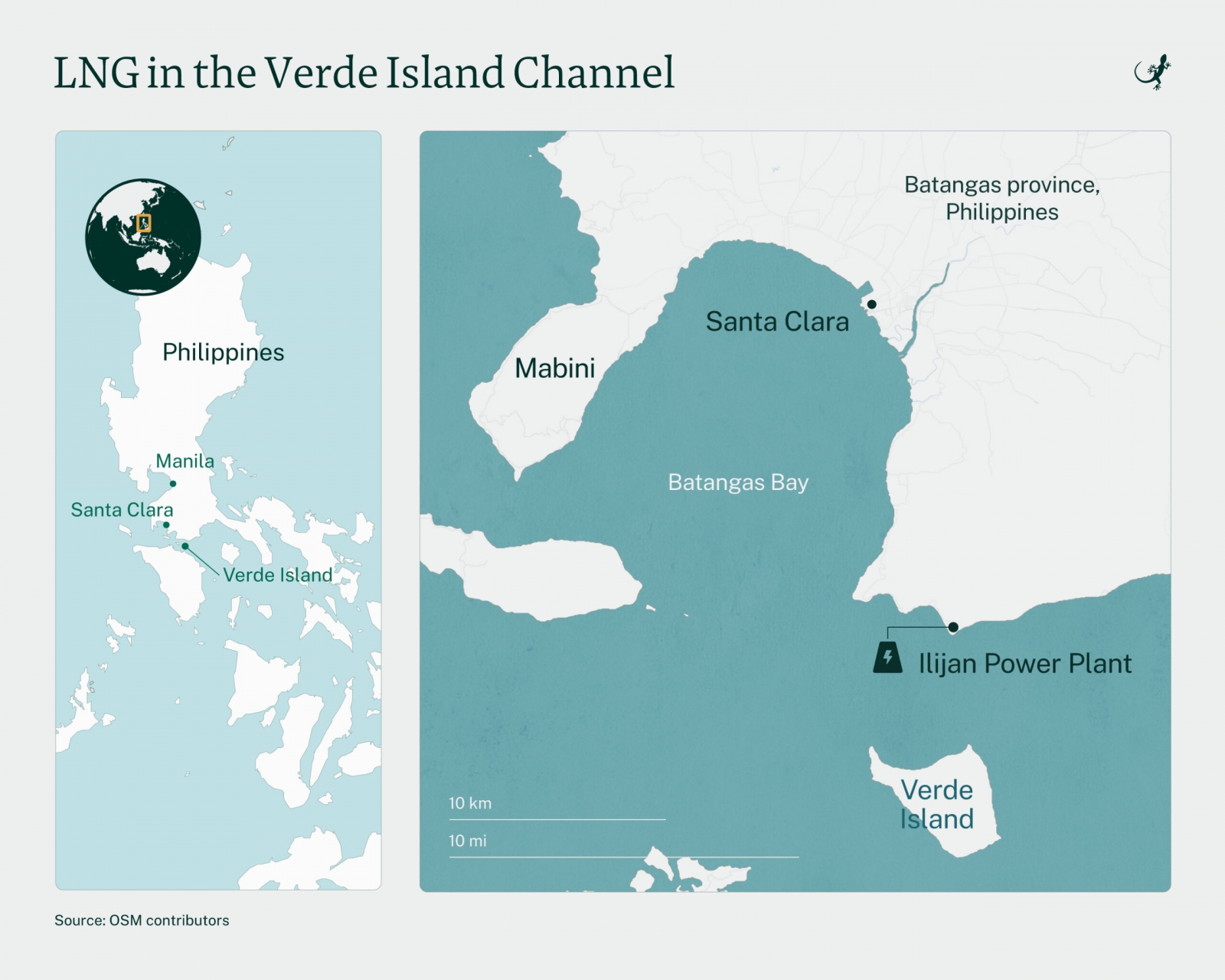 The Verde Island Passage, a marine biodiversity hotspot, forms a corridor between the South China Sea in the west and the Pacific Ocean in the east. Image by Emilie Languedoc/Mongabay.
