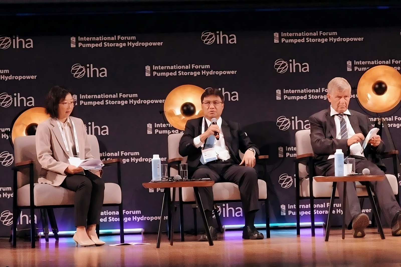 Sarawak Energy Group CEO Datuk Haji Sharbini Suhaili (center) at the International Forum on Pumped Storage Hydropower 2025 in Paris. (Photo: Sarawak Energy)