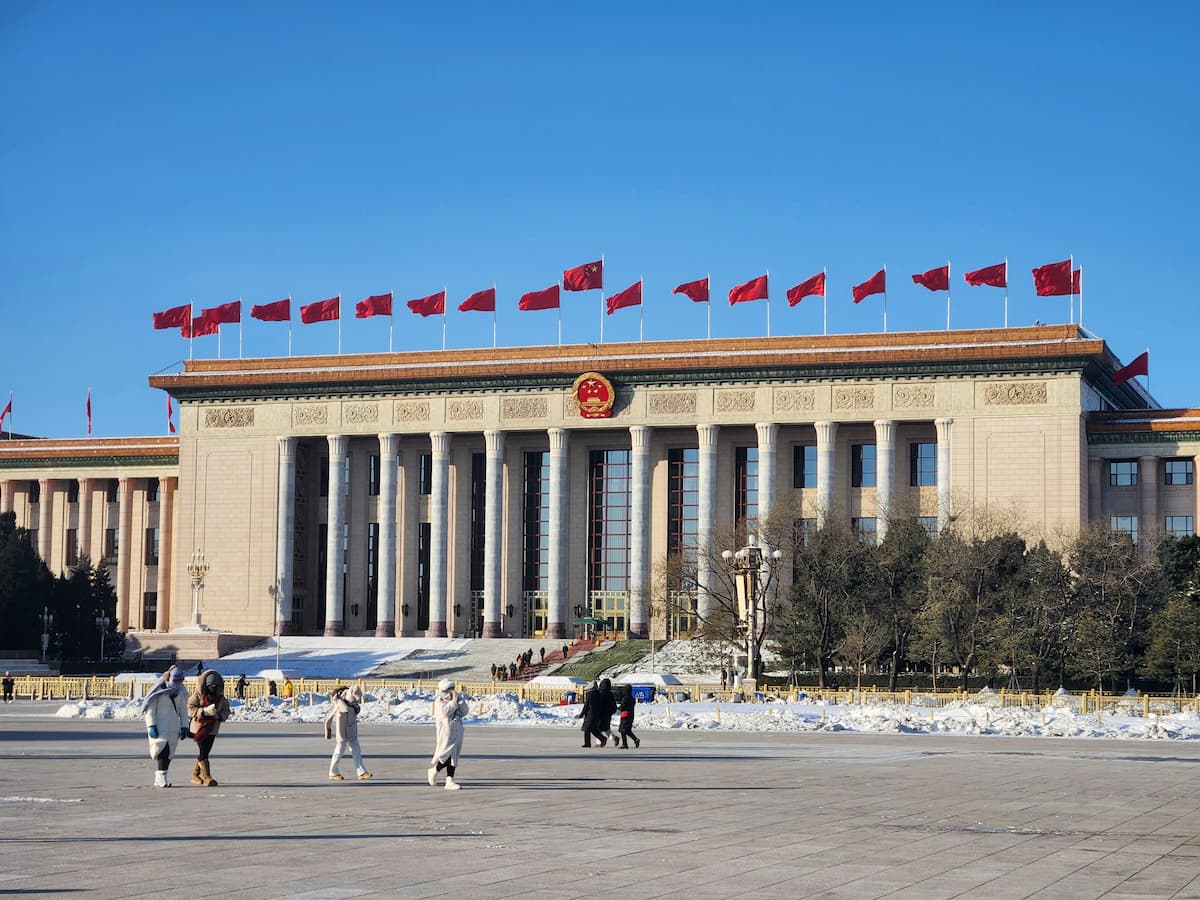 The Great Hall of the People in Beijing. (Photo: Unsplash)