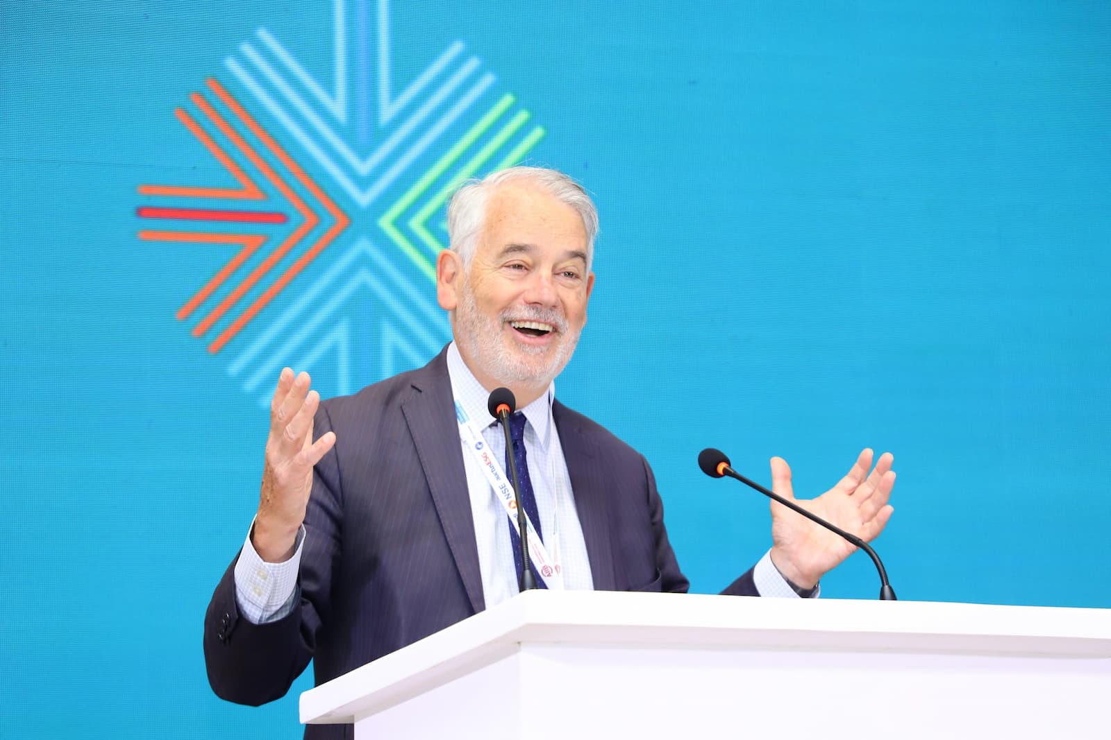 Sean Kidney at an event in Mumbai in September 2025 (Image: Climate Bond Initiative)