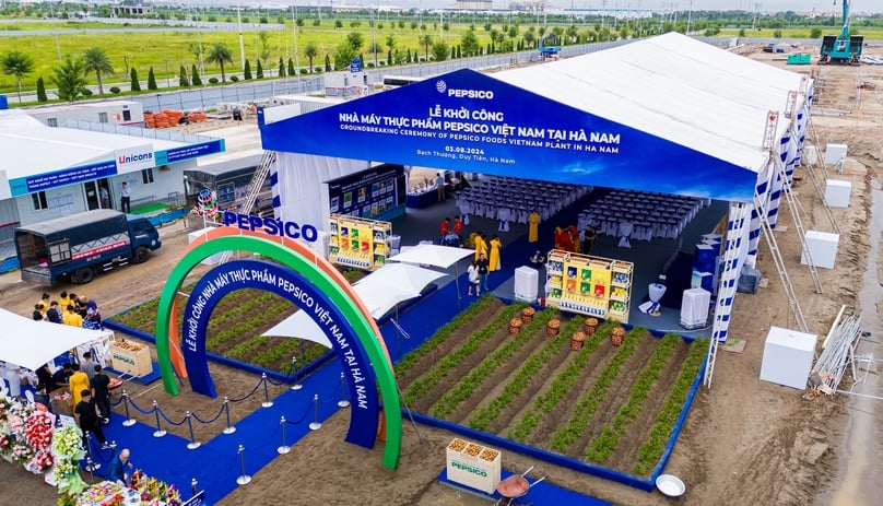 PepsiCo Foods Vietnam held a groundbreaking ceremony for its new plant in Ha Nam province on August 4, 2024. 