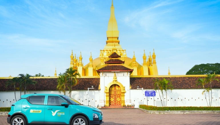 越南纯电动出租车公司进军老挝 盼扩大东南亚绿色移动