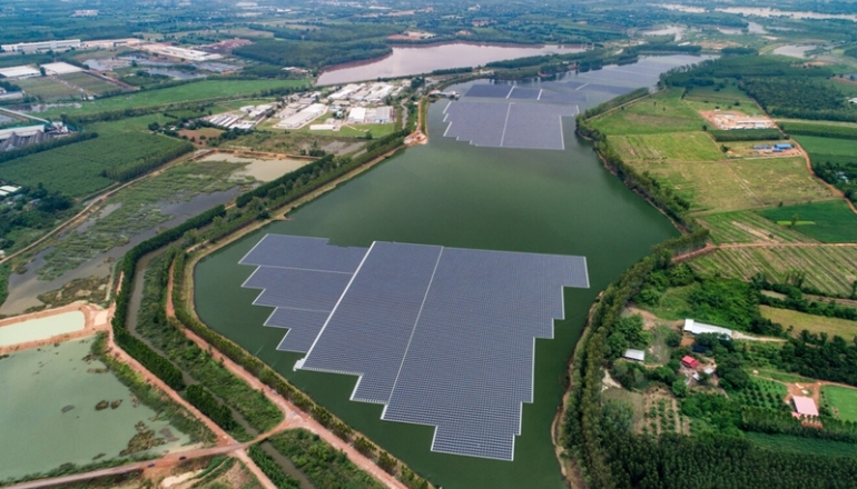 Thailand’s biggest floating solar plant inaugurated in Prachinburi